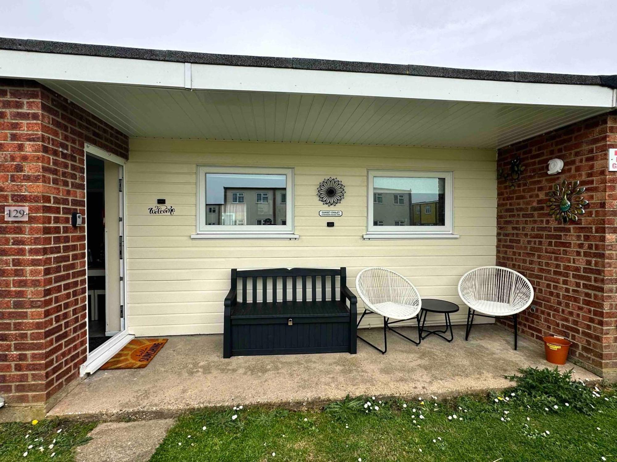 129 Sunset Chalet Hemsby Exteriör bild